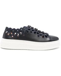 Agl Attilio Giusti Leombruni - Laser-Cut Scalloped Sneakers - Lyst