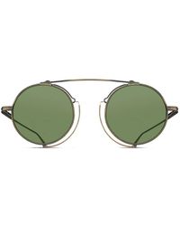 Matsuda - Brow Bar Round Sunglasses - Lyst