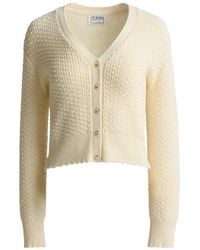 St. John - Perle Crêpe Gebreid Vest - Lyst
