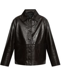 Rag & Bone - Panelled Leather Jacket - Lyst