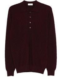 Paolo Pecora - Fein gestricktes Poloshirt - Lyst