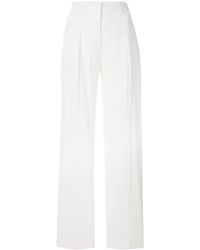 Victoria, Victoria Beckham Широкие Брюки - Белый