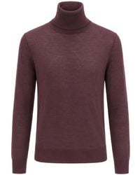 Roberto Collina - Roll-Neck Knitted Sweater - Lyst