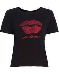 Cinq À Sept - Kisses Je T'Aime T-Shirt - Lyst