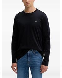 Paul & Shark - Shark-Motif Long-Sleeve T-Shirt - Lyst