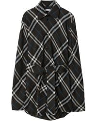 Burberry - Hemd Mit Karomuster - Lyst
