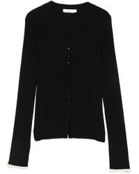 ELEH - Gerippter Pullover Mit Knöpfen - Lyst