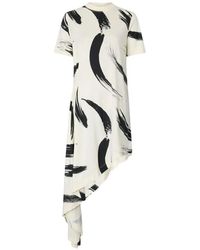 Loulou de Saison - Liya A-Line Abstract-Print Asymmetric Dress - Lyst
