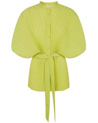 Twinset - Pleated Tie Shirt - Lyst