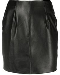 Something Wicked - Mia Leather Mini Skirt - Lyst