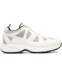 Officine Creative - Mesh-Panel Leather Sneakers - Lyst