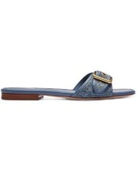 COACH - Sandales Ornées De Cristaux À Boucle - Lyst