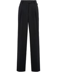 PT Torino - Pleat-Detail Trousers - Lyst