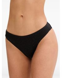 MICHAEL Michael Kors - Rhinestone-Embellished Bikini Bottoms - Lyst
