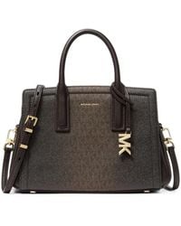 Michael Kors - Laila Small Signature Logo Satchel - Lyst