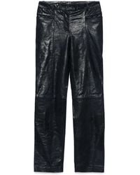 Remain - Slim-Fit Leather Trousers - Lyst