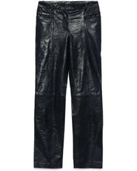 Remain - Slim-Fit Leather Trousers - Lyst
