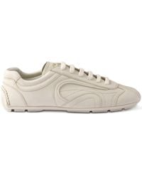 Prada - Antiqued レザースニーカー - Lyst
