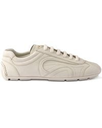 Prada - Montecarlo Re-Edition 2005 Antiqued Nappa Leather Sneakers - Lyst
