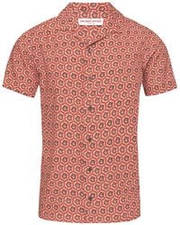 Orlebar Brown - Floral Lyocell Short-Sleeve Shirt - Lyst