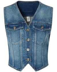 Liu Jo - Denim Vest - Lyst