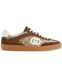 Gucci - Bruine Sneakers Voor Mannen Ss25 - Lyst