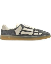 Amiri - Skeleton-detail suede trainers - Lyst