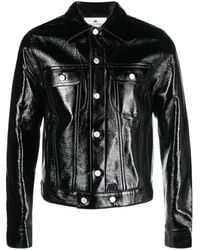 Courreges - High-shine Leather Jacket - Lyst
