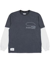WTAPS - Sldr Logo-Print Layered-Sleeve T-Shirt - Lyst