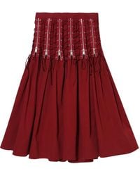 Undercover - Gonna Plissettata A Vita Alta - Lyst