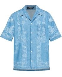 Versace - Denim Shirt - Lyst