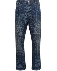 Bluemarble - All-Over-Print Jeans - Lyst