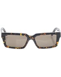 Off-White c/o Virgil Abloh - Warren Rectangle-Frame Sunglasses - Lyst