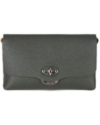 Zanellato - Small Lettera Daily Grained-Leather Clutch Bag - Lyst