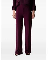 Joseph Ribkoff - Pressed-Crease Wide-Leg Trousers - Lyst