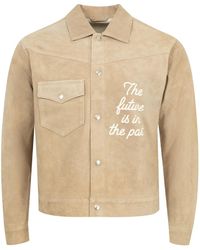 Human Made - Logo Suede Jacket - Lyst
