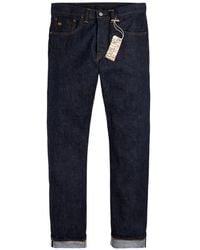 RRL - Rrl Skinny Jeans Met Afwerking - Lyst