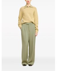Ami Paris - Straight-Leg Twill Trousers - Lyst