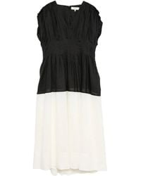 Sea - Vestido corto con cuello en V - Lyst