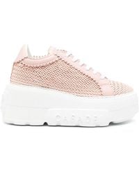 Casadei - Hanoi Nexus Leather Sneakers - Lyst
