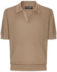 Dolce & Gabbana - Short Sleeve Polo Shirt - Lyst