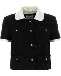 Miu Miu - Giacca Monopetto Bouclé - Lyst