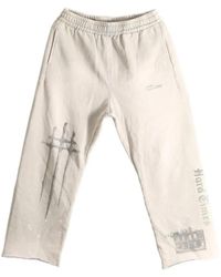 SAITOS - Sword Graphic-Print Raw-Cut Track Pants - Lyst