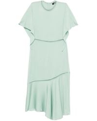 Fabiana Filippi - Gathered-Detail Midi Dress - Lyst