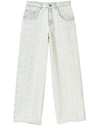 Marc Jacobs - Monogram Denim Jeans - Lyst