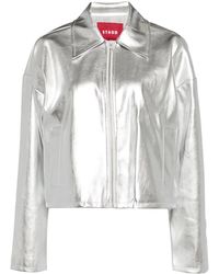 STAUD - Lennox Metallic-Effect Jacket - Lyst