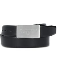 KARL LAGERFELD - Logo-Buckle Belt - Lyst