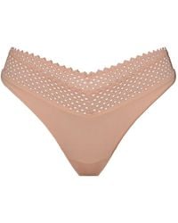 Wolford - Romantic Net Thong - Lyst