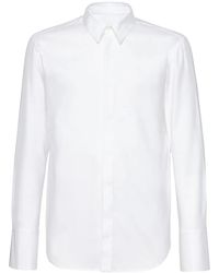Ferragamo - Concealed-Fastening Oxford Poplin Shirt - Lyst