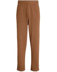 ZEGNA - Straight-Leg Fine-Knit Track Pants - Lyst